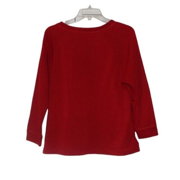 Ralph Lauren Polo Fleece Sweatshirt Womens M Crewneck Pony Embroidered Pullover - Picture 3 of 5